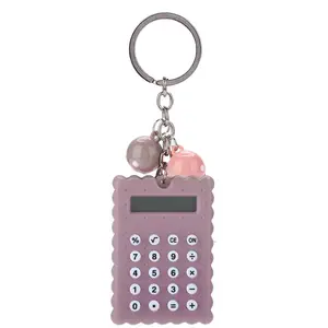 Socobeta Mini Calculatrice avec Boucle de clé Portable Mignon Cookies ... pas cher