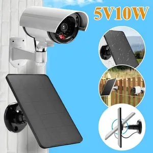 MOMOTOU Panneau solaire 10W 5V, avec support Câble Connecteur de 300cm...