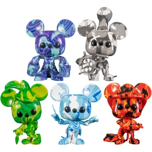 Funko PACK DE 5 MICKEY ARTIST SERIES WITH CASE PROTECTOR / MICKEY MOUSE / FI... pas cher