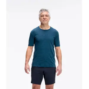 7mesh - Desperado Merino Shirt SS - Maillot vélo homme Deep Sea - XXL pas cher