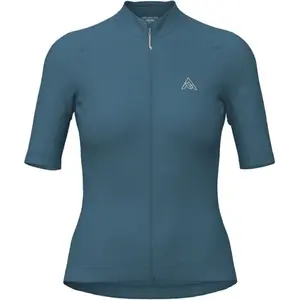 7mesh - Atlas Jersey SS - Maillot vélo femme Lake Blue FW26 - M pas cher
