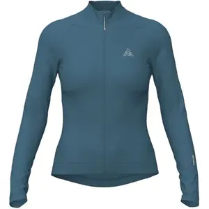 7mesh - Atlas Jersey LS - Maillot vélo femme Lake Blue FW26 - S pas cher