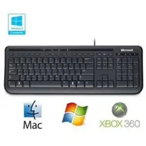 MICROSOFT Wired Keyboard 600 - Clavier filaire USB - Noir - AZERTYVendu parcarrefour