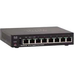 Cisco 250 Series SG250-08 Commutateur C3 intelligent 8 x 10-100-1000 Ordinateur de bureau pas cher