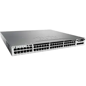 C2G Cisco Catalyst WS-C3850-48T-S commutateur réseau Géré L3 Gigabit Ethernet (10/100/1000) Noir, Gris pas cher