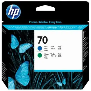 Comparateur de prix : HP Pack de 1 Tête d'impression 70 Original - Bleu / Vert