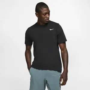 Comparateur de prix : Nike Men's Shirt M NK DF Tee Dfc Crew Solid, Black/White, AR6029-010, L
