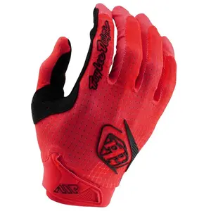 Gants longs troy lee designs air rouge pas cher