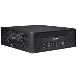Shuttle XPC Slim XH510G (Schwarz, Ohne Betriebssystem) Marque pas cher