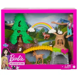 BARBIE Métiers Coffret Exploratrice de la Nature pas cher