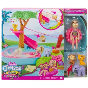 Barbie Famille Chelsea Coffret La Rivière De La Jungle Mattel