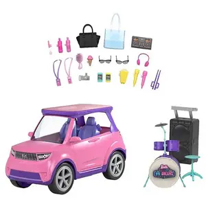 Comparateur de prix : Barbie - Véhicule de concert transformable - Véhicule Poupée Mannequin - Dès 3 ans