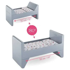 Lit Evolutif Corolle pour poupon 30 / 36 /42 cm pas cher
