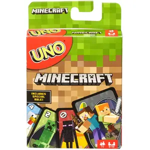 Mattel Games - Uno Minecraft - Jeu de cartes - Dès 7 ans - UNO - FPD61 pas cher