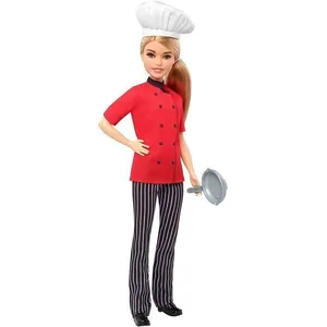 Barbie - Barbie Chef Cuisiniere - Poupee Mannequin - Theme Metiers - Mattel pas cher