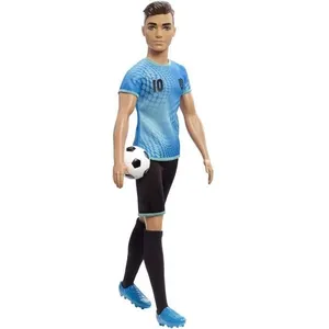 Mattel Barbie - Ken Footballeur - Poupee Mannequin - Theme Metiers pas cher