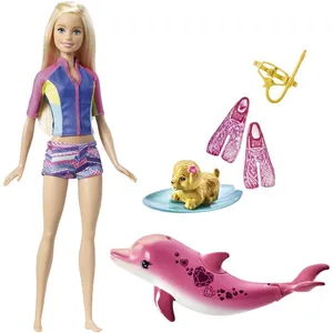 Poupée Barbie et Son Dauphin Magique pas cher