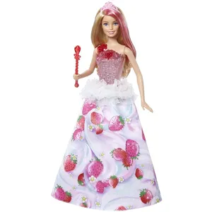 Poupée Barbie Princesse Bonbons Sons et lumières pas cher