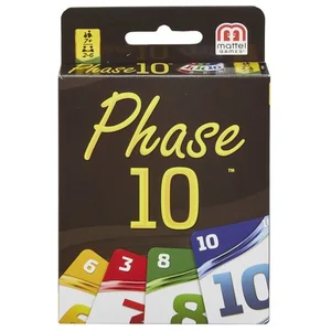 Comparateur de prix : Jeu de cartes PHASE 10 - MATTEL GAMES - 2 à 6 joueurs - 7 ans et +