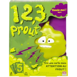 Jeu de société Mattel 1.2.3 Prout pas cher
