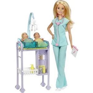 BARBIE - Coffret Docteur - Poupée Mannequin - Thème MétiersVendu parcdiscount