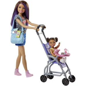 Barbie Coffret Skipper Babysitter Inc Bedtime avec Poupée et Accessoires Multicolore