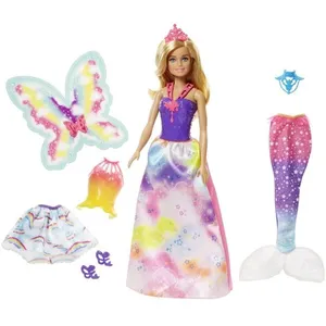 Mattel Playset Barbie Dreamtopia 3 tenues pas cher