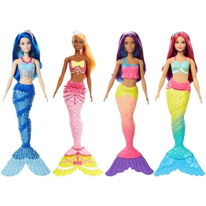 Barbie Poupée Sirène 30 cm - 4 modèles pas cher