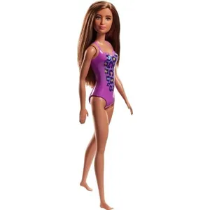 Poupée Barbie Plage Costume Violet Mattel pas cher