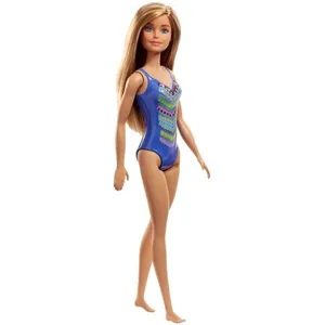 Comparateur de prix : Mattel Barbie Poupée Avec Maillot De Bain Violet 33 Cm