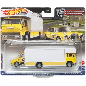 Hot Wheels Véhicule et Transporteur Camion et Petite voiture Modèle aléatoire pas cher