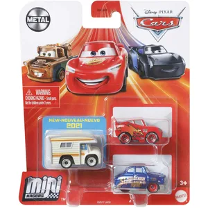 Comparateur de prix : Mattel Pack de 3 mini véhicules Disney Cars Modèle aléatoire