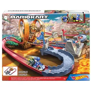 Coffret Hot Wheels Course Chaotique au Château de Bowser Mario Kart pas cher