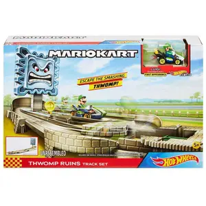 Playset Hot Wheels Mario Kart Piste de Course Fleurs avec Voiture Kart pas cher