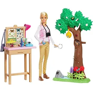 Coffret Barbie Collection National Geographic Etude des Papillons Mattel pas cher