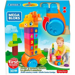 Mattel Mega Bloks - La Girafe Des Chiffres pas cher