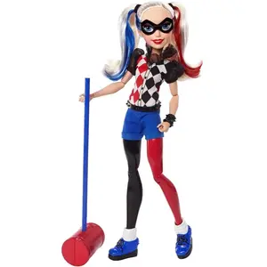 Mattel Poupée Harley Quinn DC Super Hero Girls 30cm pas cher