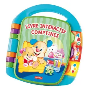 Comparateur de prix : Livre Interactif Comptines Mattel France Fisher Price 28x4,5x23 cm