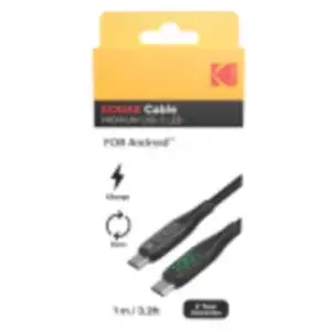 Kodak Câble USB-C noir 1 m (1 unité) pas cher
