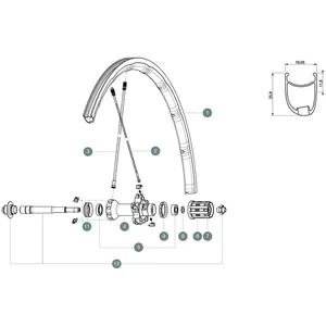 Mavic Jante Arrière R-sys SlrVendu parbikeinn
