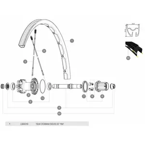Mavic Jante Arrière Crossmax Enduro 2014-15 pas cher