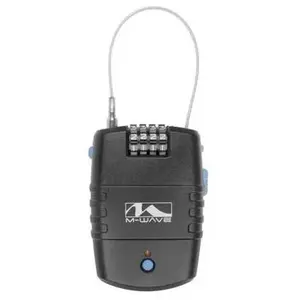 Comparateur de prix : M-Wave LOCKNROL Câble antivol noir avec alarme fermeture à combinaison