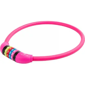 Cadenas à combinaison M-Wave en silicone 650x12mm couleur magenta