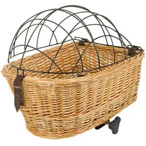 Cicli Bonin Panier en Osier Naturel pour Transport d'Animaux Arrière - Max 15 kg pas cher