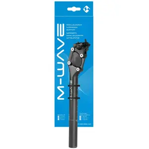 Comparateur de prix : M-Wave tige de selle parallélogramme fixe 27,2 x 350 mm noir d'aluminium