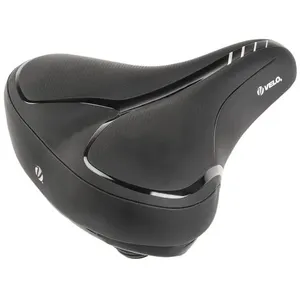 Comparateur de prix : Selle City Comfort Velo Fit Townie XXL 267x238 mm Noir/Argent avec Éponge Légère