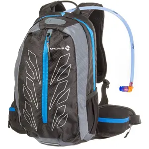 M-Wave Sac de vélo Unisexe - Adulte Rough Ride Back Noir/Bleu 46 x 28 x 12 cm