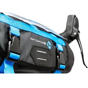 Comparateur de prix : Sac de guidon M-Wave - Noir - Capacité de 10 litres - Fermeture velcro