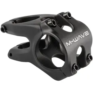 Comparateur de prix : Attache de guidon Ahead M-Wave en aluminium noir 40mm -12° pour vélo