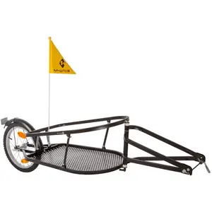 Comparateur de prix : Remorque vélo pliable M-Wave 16 pouces - Noir